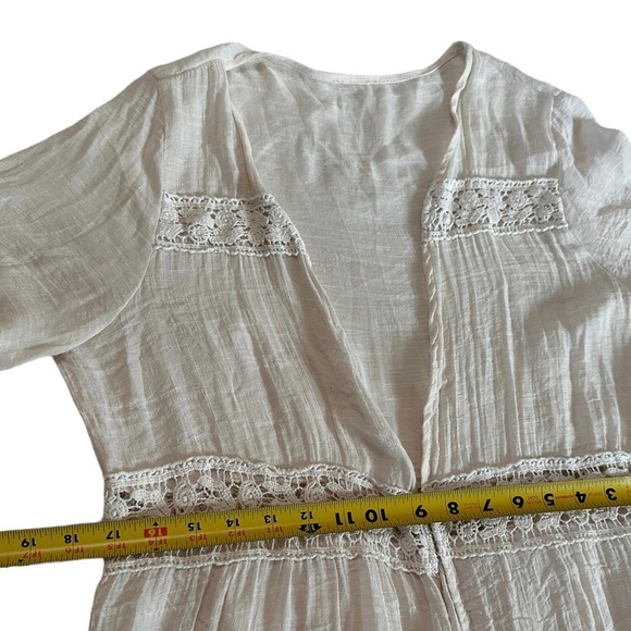 Women’s Swim Crocheted Open Front Cover Up Size S/M - Picture 13 of 17